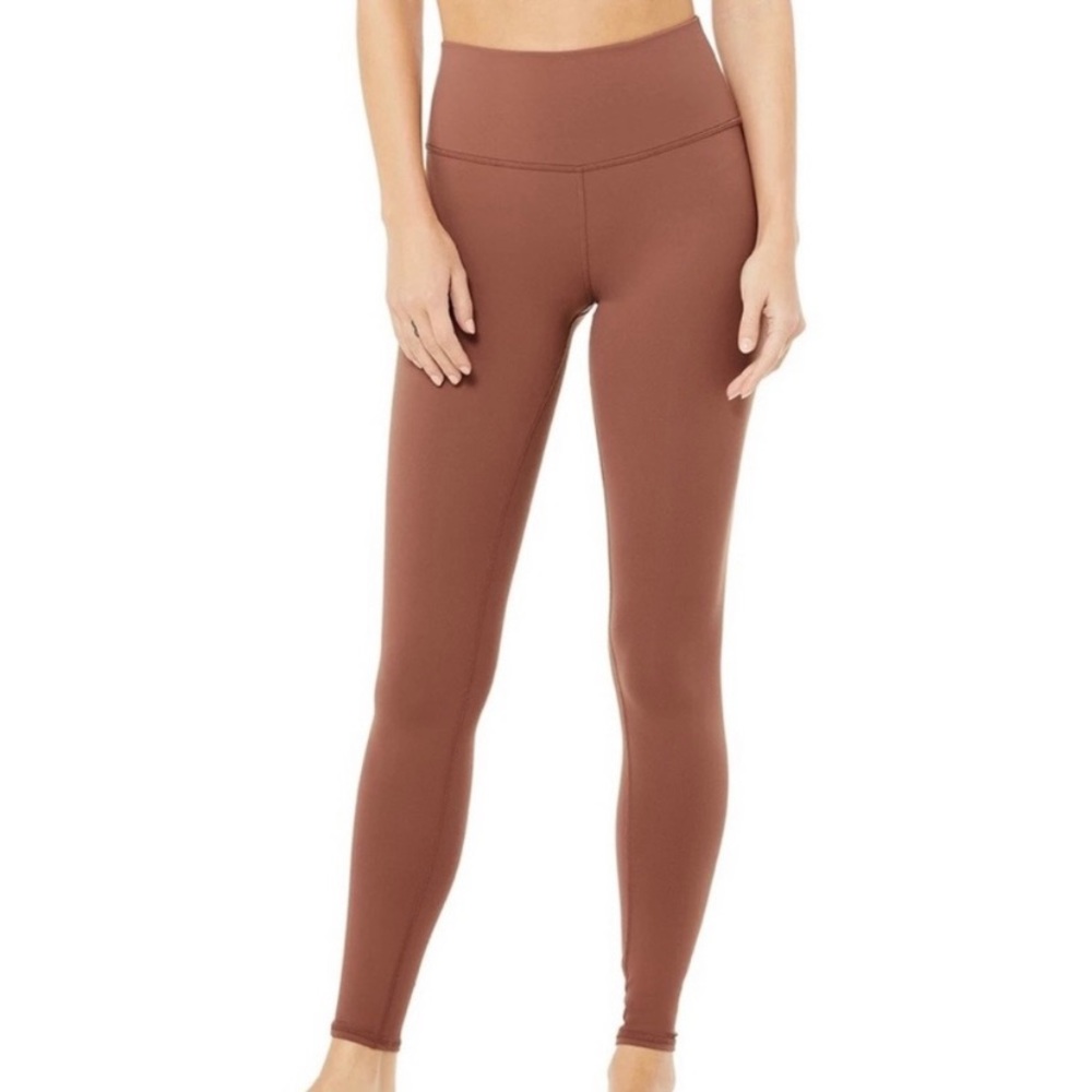 Alo Yoga High Waist Airbrush Leggings Chestnut